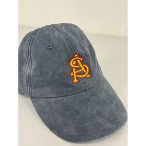Adams Blue Hat with Red and Yellow Logo